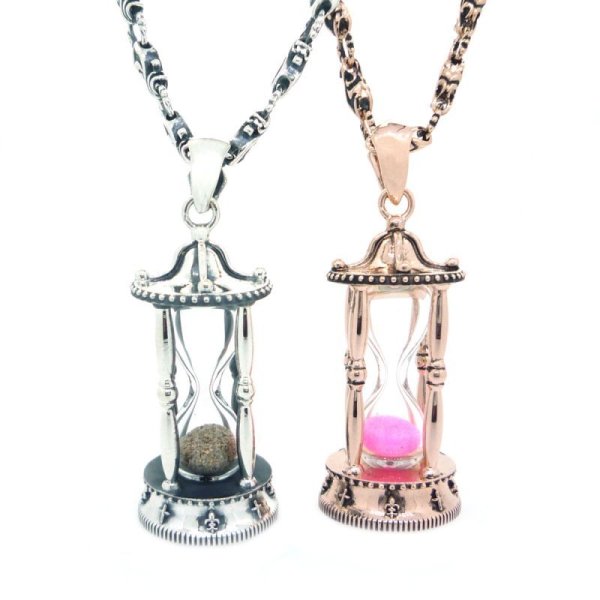 砂時計ペンダント「flow of time pendant apg」 アークシルバー 